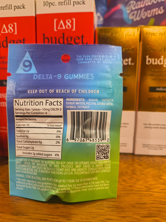 Crowntown Cannabis – Delta-9 Gummies (4ct) – 10mg Each