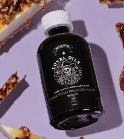 Loyal Oils | Magic Elixir | Coconano Infused | Delta 9 | Sugar Free | 300mg | Brown Butter Pecan Cheesecake