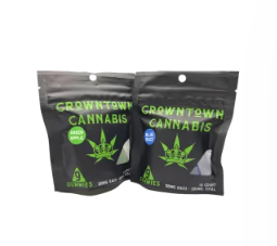 Crowntown Cannabis | Gummies | Delta 9 | 10 Count | 250mg | Raspberry Lemonade