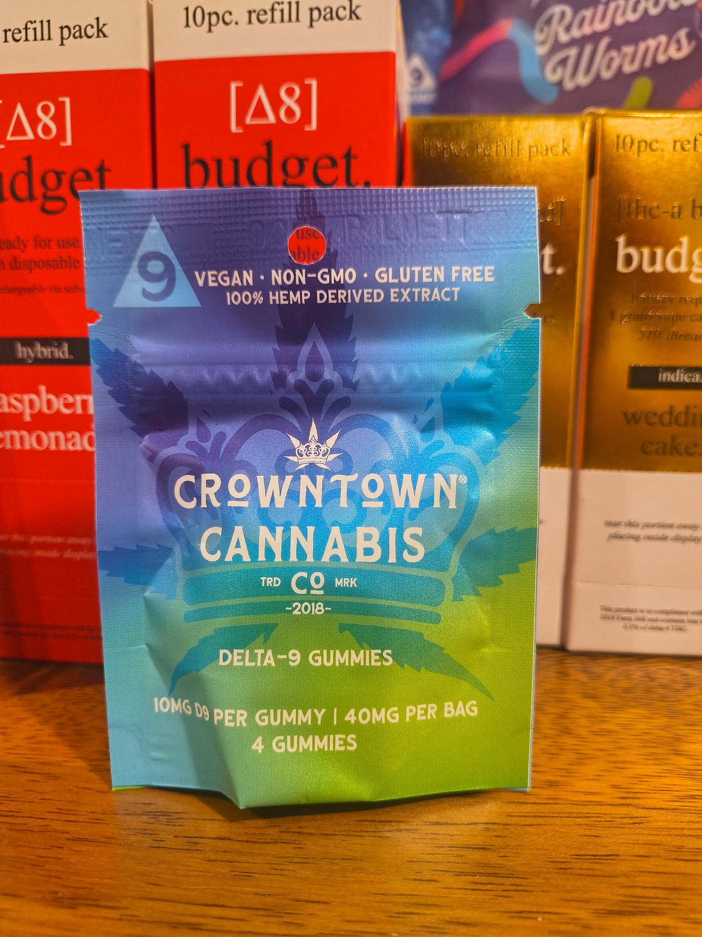 Crowntown Cannabis – Delta-9 Gummies (4ct) – 10mg Each
