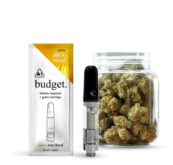 Budget | Vape Cart | THCA Blend | 1 Gram | Sativa | Sour Diesel