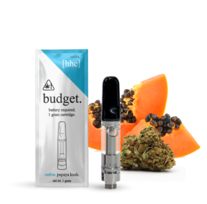 Budget | Vape Cart | HHC | 1 Gram | Sativa | Papaya Kush